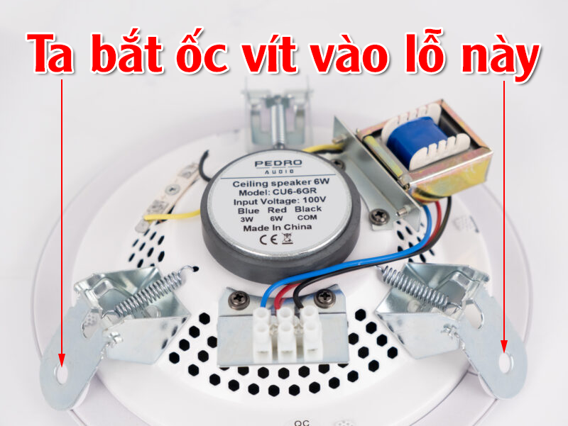 Hướng dẫn lắp đặt loa âm trần trên trần bê tông!